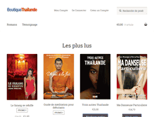 Tablet Screenshot of boutiquethailande.net